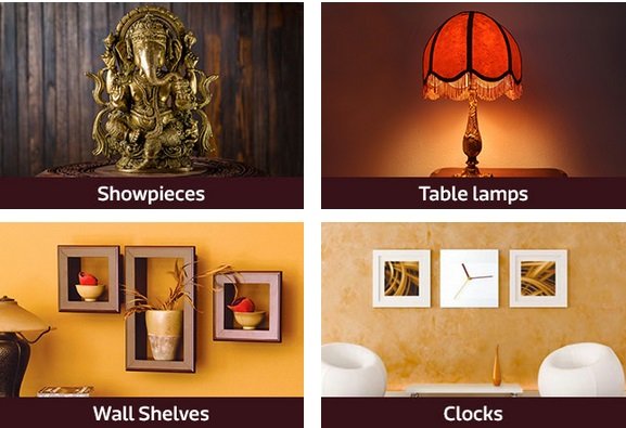 Enhance the Look and Feel of your Rooms with Home Decoration Items